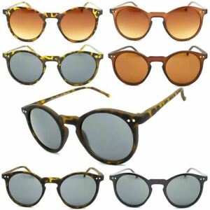Vintage Keyhole Frame Round Lens Hipster Depp Style Sunglasses UV400 Mens Ladies