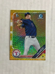BROCK BURKE 2019 Bowman Chrome 1ST BOWMAN GOLD MOJO SP RC 13/50! RARE! INVEST! - Picture 1 of 3