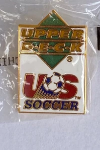 Upper Deck - 1991 - US World Cup Soccer Sponsor Collectible Pin - NEW SEALED - Picture 1 of 2
