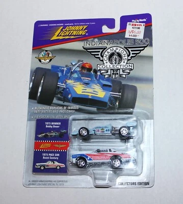 Johnny Lightning Indianapolis 500 Champions 1975 Bobby Our Gurney Eagle/Buick Foto 1 de 3