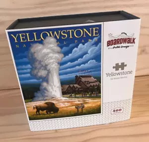 Yellowstone National Park 500 Piece Jigsaw Puzzle Boardwalk New - Picture 1 of 3