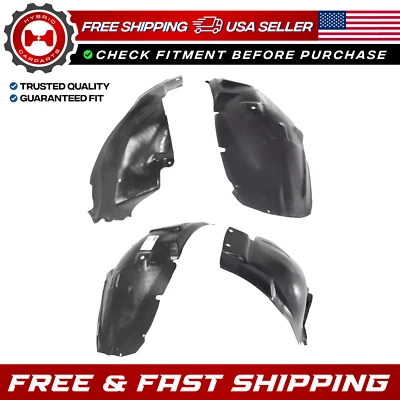 New Front Left & Right Fender Liner Sections Set For 2005-2009 Ford Mustang - Image 1 of 4