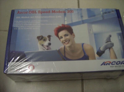 Arcor  DSL Speed-Modem 200 mit Ethernetanschluss LAN - Bild 1 von 4