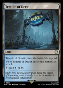 x1 Temple of Deceit R MTG Universes Beyond: Fallout M/NM, English - Picture 1 of 1
