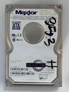 6V160E0, Code: VA111630, 4 Letters: KGCA, Maxtor 160Gb 3.5" HDD - Imagen 1 de 2