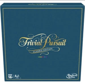 Brand New Sealed Hasbro Gaming Trivial Pursuit Board Game Classic Edition - Picture 1 of 1