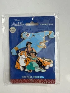 Pin PALMA Rosa A La Mode Aladdin Jasmine Genie Rajah Abu Cluster LE 300 Disney B - Imagen 1 de 1
