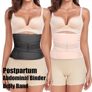 Postpartum Belly Band C Section Post Surgery Abdominal Binder Support Girdle ASA - Picture 1 of 15