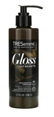TRESemmé Gloss Light Brunette Color Depositing Conditioner Brown Hair 7.7 Fl Oz - Image 1 of 2