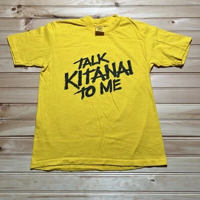 Camisa De Colección Años 80 Divertida Japonesa Talk Kitanai/Dirty To Me Humor Sexual Talla Mediana Foto 1 de 4