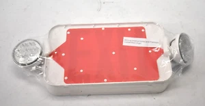 Electric LED White Exit Sign w Red Letters 2 Side Adjustable Light Ceiling Mount - Picture 1 of 5