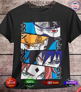 Kakashi Shirt Naruto Shippuden Sasuke Sakura Anime Style Tee T-Shirt All Size - Picture 1 of 32