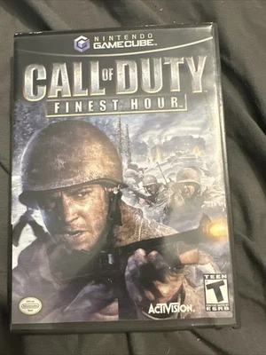 Call of Duty: Finest Hour (Nintendo GameCube, 2004) Complete with Manual CIB - Image 1 of 4