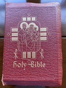 The Holy Bible New Catholic Edition Pope Pius XII 1954 Hardcover & Illustrations - Bild 1 von 24