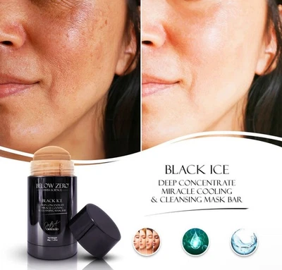 Below Zero Black Ice Deep Concentrate Miracle Cooling & Cleansing Mask Bar 🔥 - Image 1 of 4