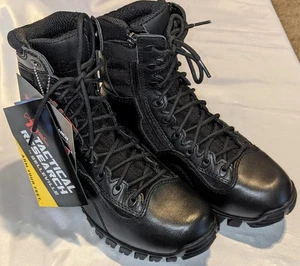 Herren Belleville 8" Khyber TR960Z Heißes Wetter Seitlicher Reißverschluss Taktische Stiefel Größe 7,5R - Bild 1 von 14