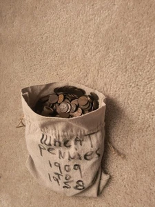 Roll Unsearched Plus Bag Of Wheats Over 7Pounds 1909 To 1958.. - Picture 1 of 5