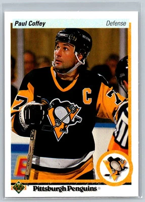 1990-91 Upper Deck #124 Paul Coffey Pittsburgh Penguins HOF - Image 1 of 2