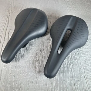 Lote 2 Sillines de Bicicleta Trek Verse Rieles de Acero Carretera MTB Asiento Confort Recorte - Imagen 1 de 16