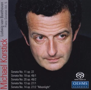 Signed by MICHAEL KORSTICK The Beethoven Sonatas Cycle Vol.5 Oehms SACD New - Picture 1 of 3