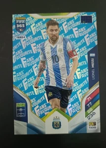 Messi Argentina Blue Fans Favourite Fan84 Paralelo Adrenalyn XL FIFA 365 Panini - Imagen 1 de 1