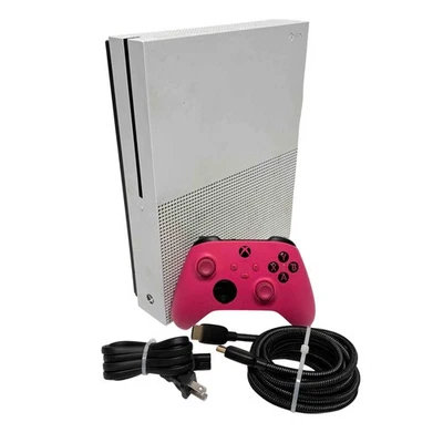 Consola de videojuegos doméstica Microsoft Xbox One S 1681 1 TB HDD cuerpo blanco - 2418 Foto 1 de 4