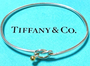 TIFFANY & Co. Armband Love Knot Haken & Öse Armreif Silber 925 18K Gelbgold - Bild 1 von 7