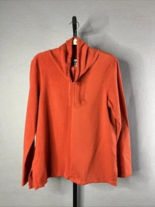 Suéter Prairie Underground Mujer Grande Naranja Dividido Texturizado Pullover - Imagen 1 de 8