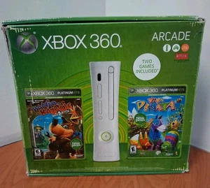 Consola Xbox 360 Arcade Banjo Kazooie Viva Piñata Caja + Insertos + Manual - Imagen 1 de 10
