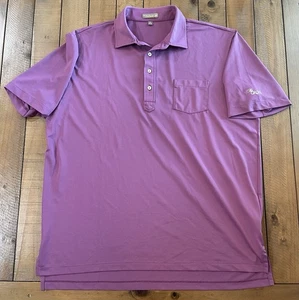 Peter Millar Poloshirt Herren XL Lila Sommer Comfort - The Grove Bestickt - Bild 1 von 7