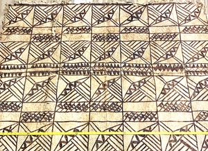 Antikes Tapa Rinden Tuch Südpazifik Anfang 20. Jahrhundert - Bild 1 von 11