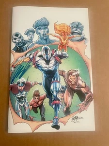Tamaño gigante Youngblood #1 SDCC 2025 variante virgen FIRMADO Rob Liefeld Blood Cel - Imagen 1 de 2