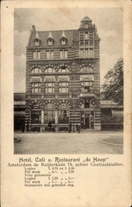 Ak Amsterdam Nordholland Niederlande, Hotel, Café, Restaurant 'de... - 11444977 - Bild 1 von 2