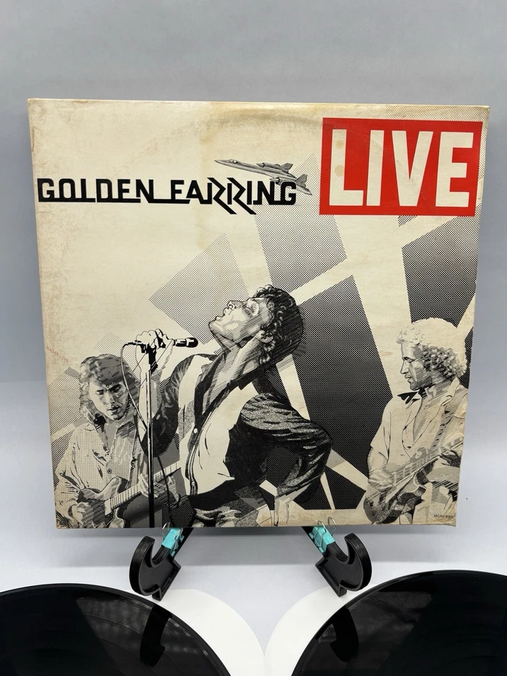 Golden Earing Live Vintage Vinyl LP 1977 MCA Record MCA2-8009 - Image 1 of 4