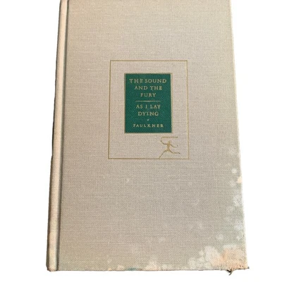 FAULKNER, William "The Sound and the Fury/As I Lay Dying" Modern Library, 1946 Foto 1 de 4