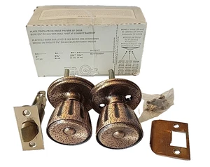 VTG Weiser Aristocrat Passage Latchset A101A 11E Finish Antique Brass Doorknob - Bild 1 von 7