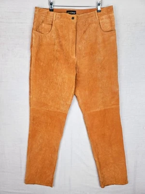 Pantalones de gamuza vintage Metrostyle para mujer 18 altos naranja óxido cintura alta retro Foto 1 de 4
