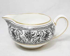 FLORENTINE BLACK by Wedgwood Creamer NEW NEVER USED made in England - Picture 1 of 6