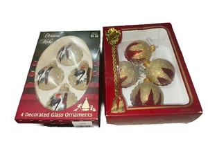 Vintage Glas Weihnachtsschmuck, Victorian Collection, Wein C32 - Bild 1 von 5