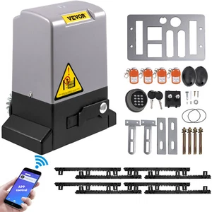 VEVOR Sliding Gate Opener Automatic 1800KG 4m Gear Track 750W APP Remote Control - Picture 1 of 12