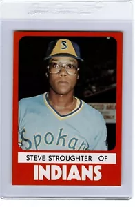 TCMA Spokane Indians #23 1980 Steve Stroughter Visalia California - Imagen 1 de 2