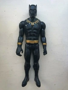LARGE 12" HASBRO MARVEL BLACK PANTHER TITAN HERO SERIES ACTION FIGURE AVENGERS - Picture 1 of 3