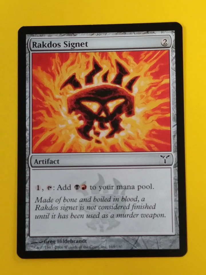Magic The Gathering - 1x Rakdos Signet - Dissension - NM English Artifact  MTG - Image 1 of 1