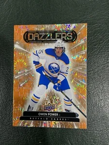 2022-23 Upper Deck #DZ-50 Owen Power Dazzlers Orange - Rookie Card RC - Picture 1 of 2