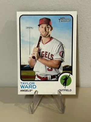 2022 Topps Heritage High Number Taylor Ward #421 Short Print Los Angeles Angels - Image 1 of 2