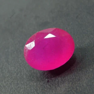 Piedras preciosas sueltas rubí rosa natural de 7,25 quilates certificadas forma ovalada - Imagen 1 de 11