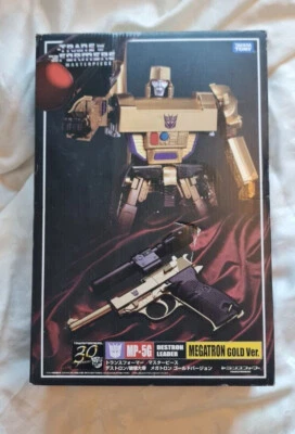 TAKARA TOMY TRANSFORMERS MASTERPIECE MP-5G MEGATRON GOLD VERSION - Immagine 1 di 4