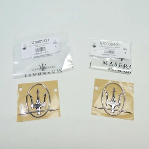 Original Maserati Quattroporte M156 Tridente Dreizack Emblem Logo Badge C-Säule - Bild 1 von 5