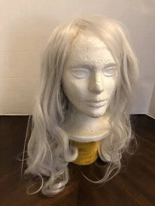 Silver Gray Cosplay Wig NEW Long Wavy Costume - Picture 1 of 3