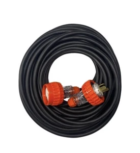 20 Amp Extension Lead Single Phase 3 Flat Pins 30 Metres, 20A, 1 Phase, 30m - Picture 1 of 3